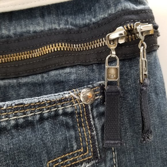 Marithe francois girbaud jeans Baggy Hip Hop Distressed Mens 34x30 - Picture 5 of 12